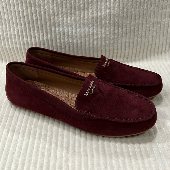 kate spade Shoes - NWT KATE SPADE NEW YORK Deck Driving Loafer, CHERRYWOOD SUEDE, US 7.5B